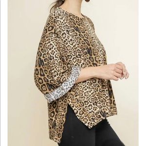 Umgee cheetah print sweater